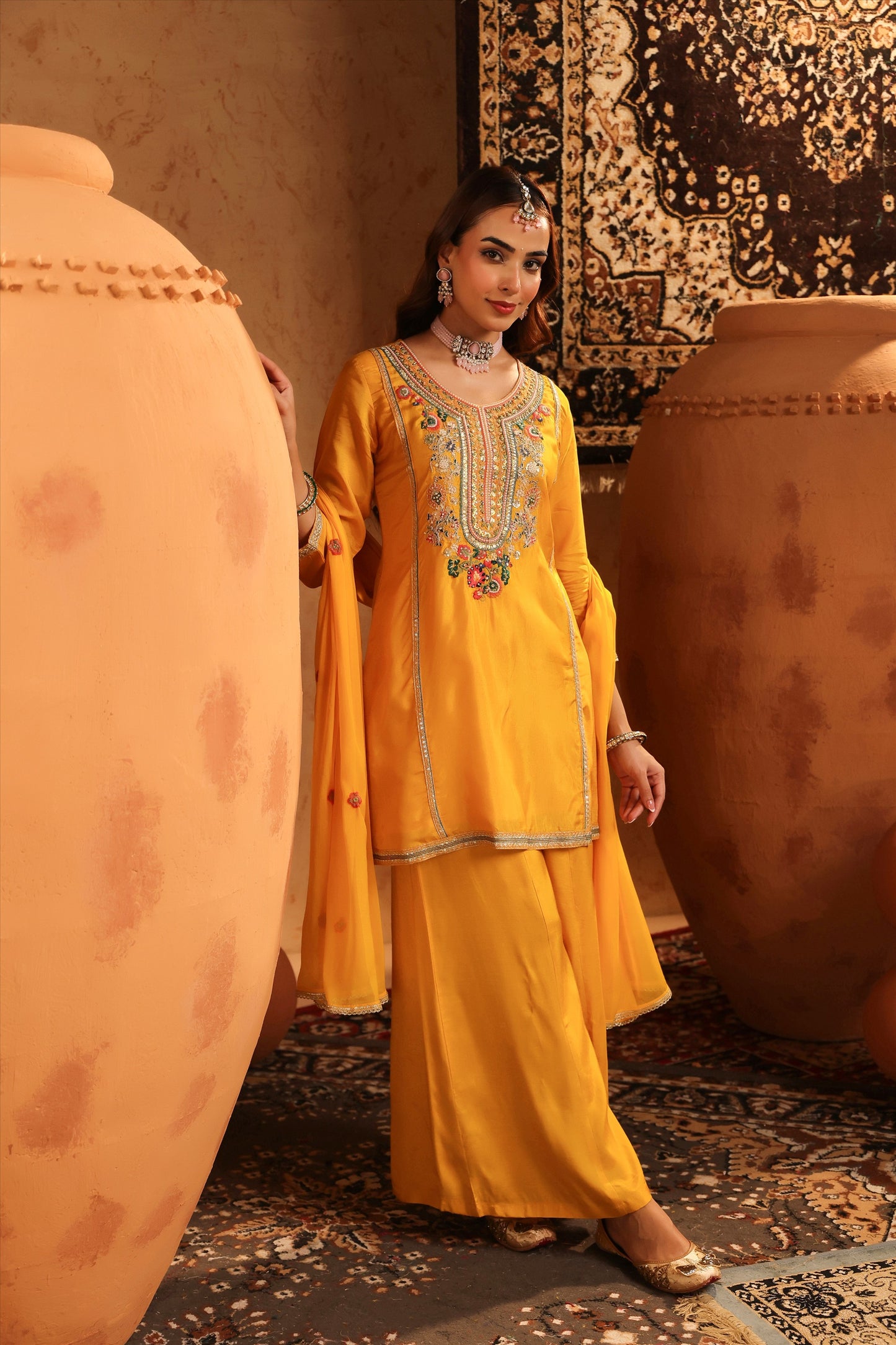 Mithila Yellow Suit set